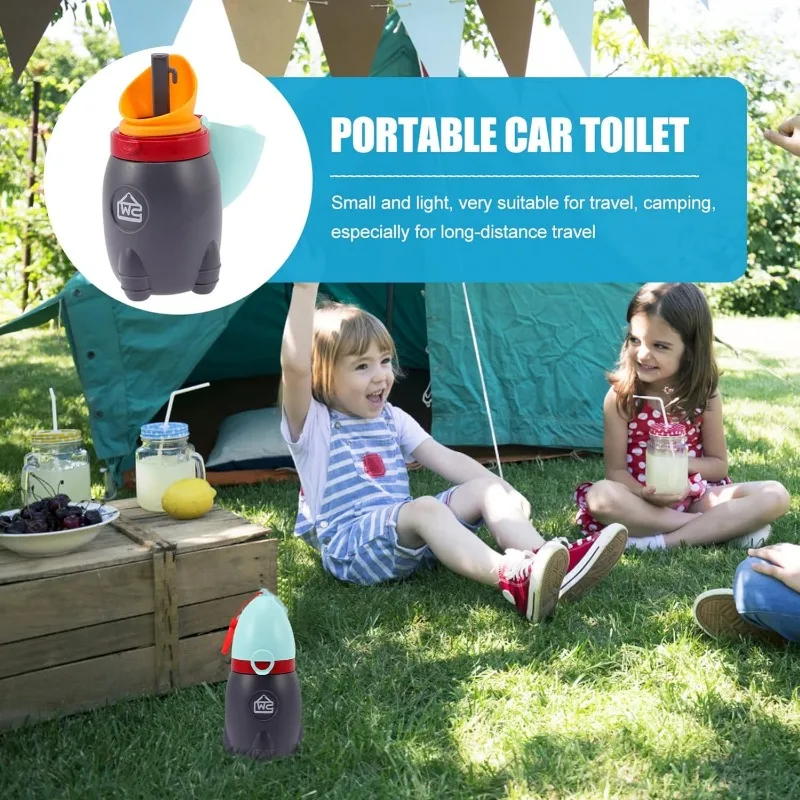 Portable Baby Kids Potty Urinal Hygienic Leak Proof Emergency Toilet for Camping Car Travel and boys girls Potty Pee Training