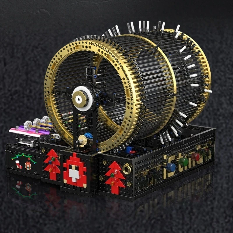 10170 Mechanical Music Box Building Kit DIY Educational Toy for Boys and Girls Creative Construction Model