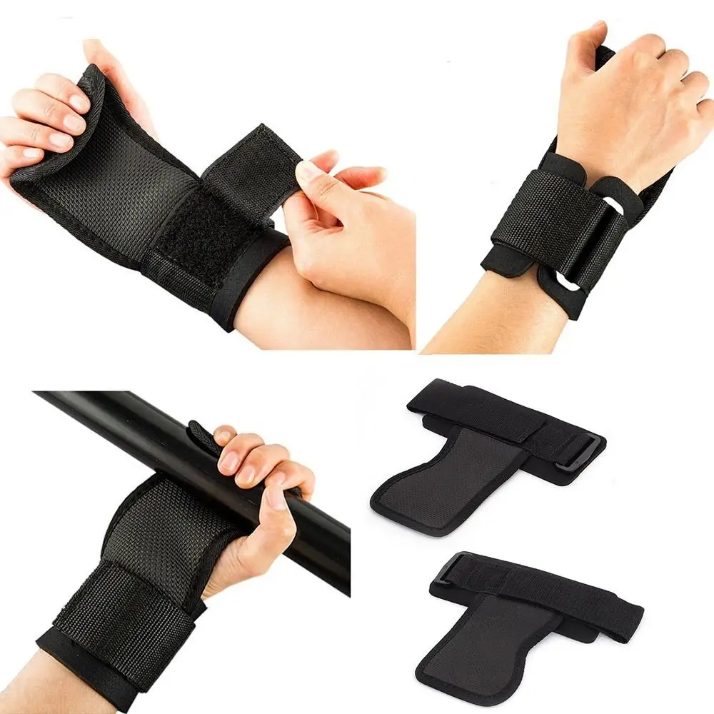 Non-slip Weights Lifting Straps Adjustable Breathable Wrist Support Power Lifting Sweat-Resistant Training Workout Gloves