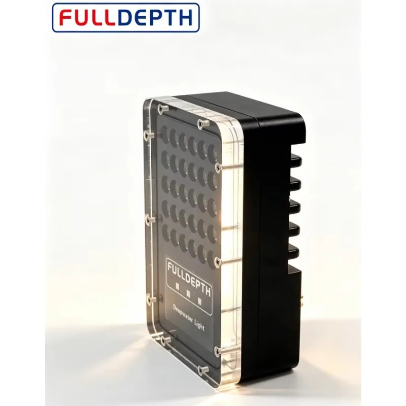 6000m Deep Water PANEL FLOODLIGHT 10000lm 6500K 120 Beam Angle 100W PWM Dimmable ROV Subsea Floodlight Submarine Lighting