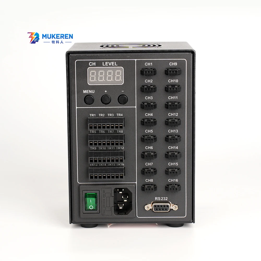 MUKEREN MKR-DPS 16-Channel PWM Digital Controller 3PIN2 Connection Aluminium Alloy Independent Control Each Light Source