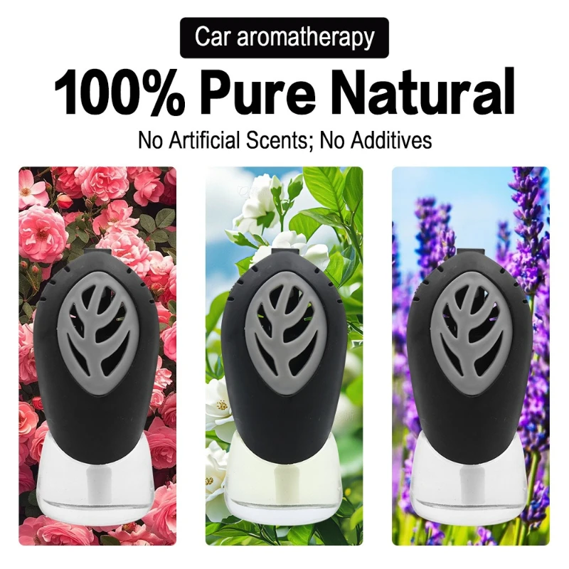 Car Air Freshener Vent Clip Essential Oil Fragrance Long Lasting Scent Car Perfume Aromatherapy