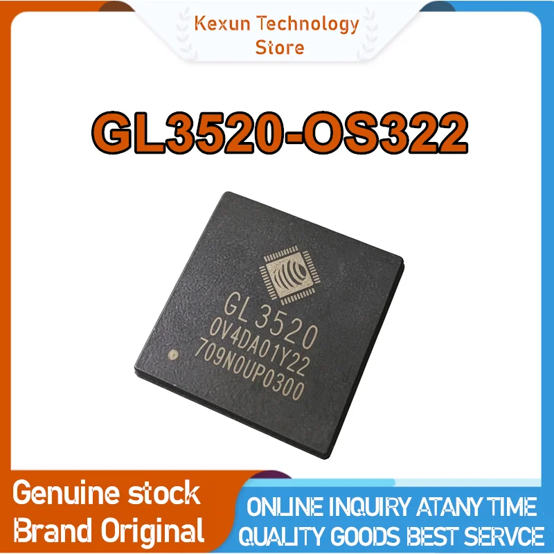 GL3520-OS322 GL3520 QFN-64 USB 3.0 Hub Controller New IC Chip In Stock