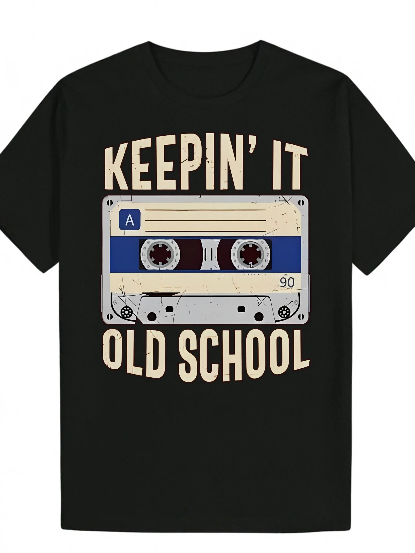 

Men's Vintage 80s Retro Cassette Tape T-Shirt