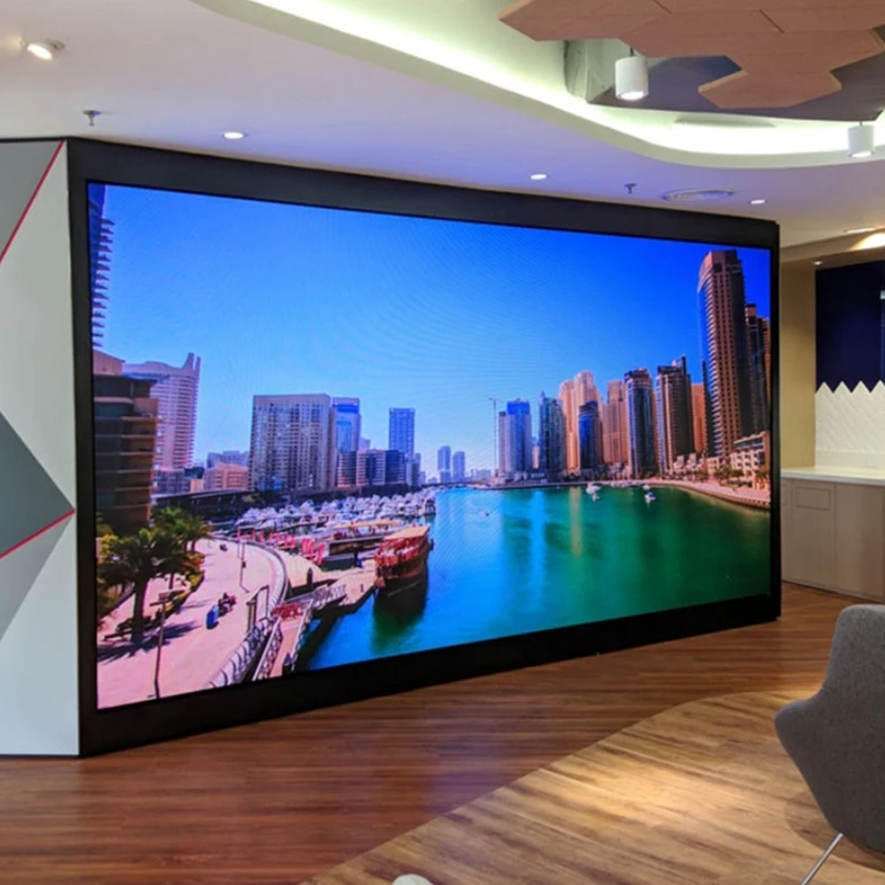 P1.86 Indoor LED Video Wall Display Intelligent Split Screen 688x344 Pixel Density for Advertising Stages Conference Halls