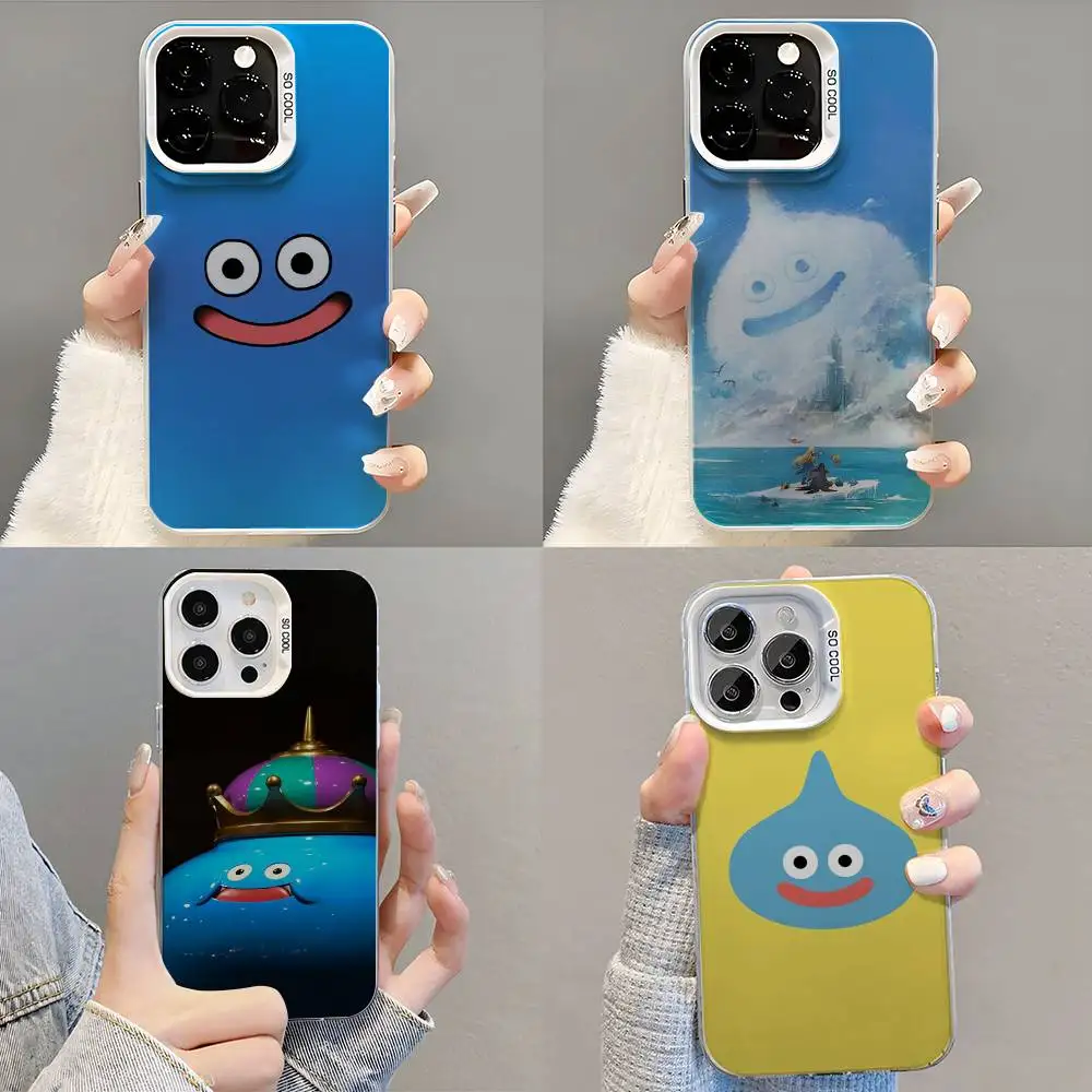 

D-Dragon Quest Slime Phone Case Phone Case For iPhone 14 16 15 11 12 13 Pro Max Mini Plus Shockproof Cover
