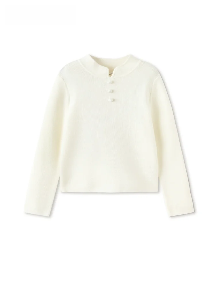barbarbara-girls-knitted-sweater-spring-new-sle-children's-clothing-cotton-blend-soft-long-sve-round-ne-basic-paage