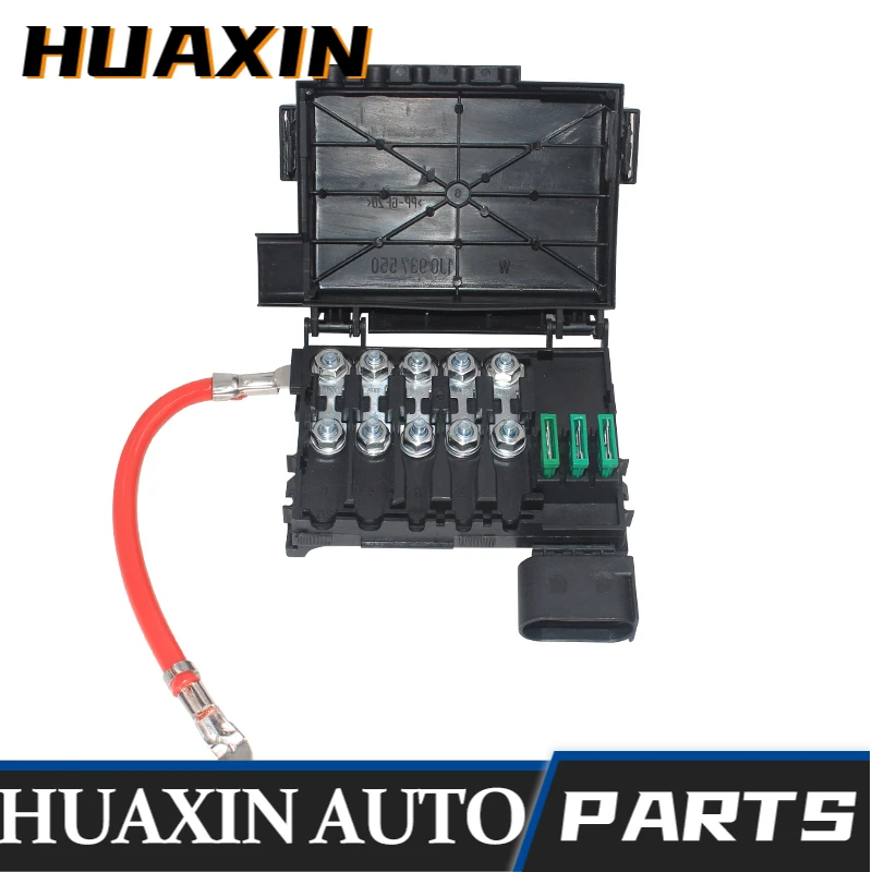 Car Battery Fuse Box with Cable Assembly for A3 S3 VW Beetle Bora Golf MK4 Seat Leon Toledo Octavia