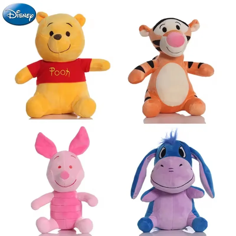 21cm-23cm Winnie The Pooh Tigger Piglet Eeyore Plush Toy Cute Animal Bear Tiger Pig Donkey Soft Stuffed Doll Kids Gifts