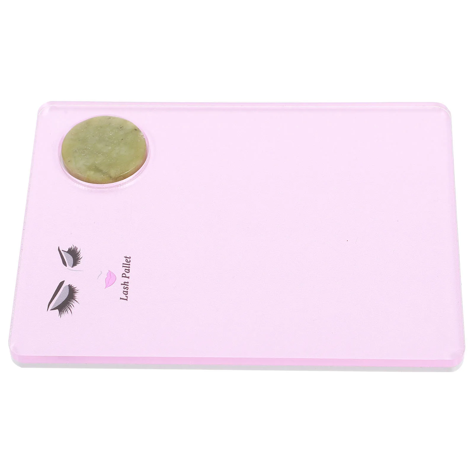 1pc Eyelash Grafting Gasket Pink Compact Smooth Design For Glue Curing Control Lash Extension Tool Beauty Salon Supplies