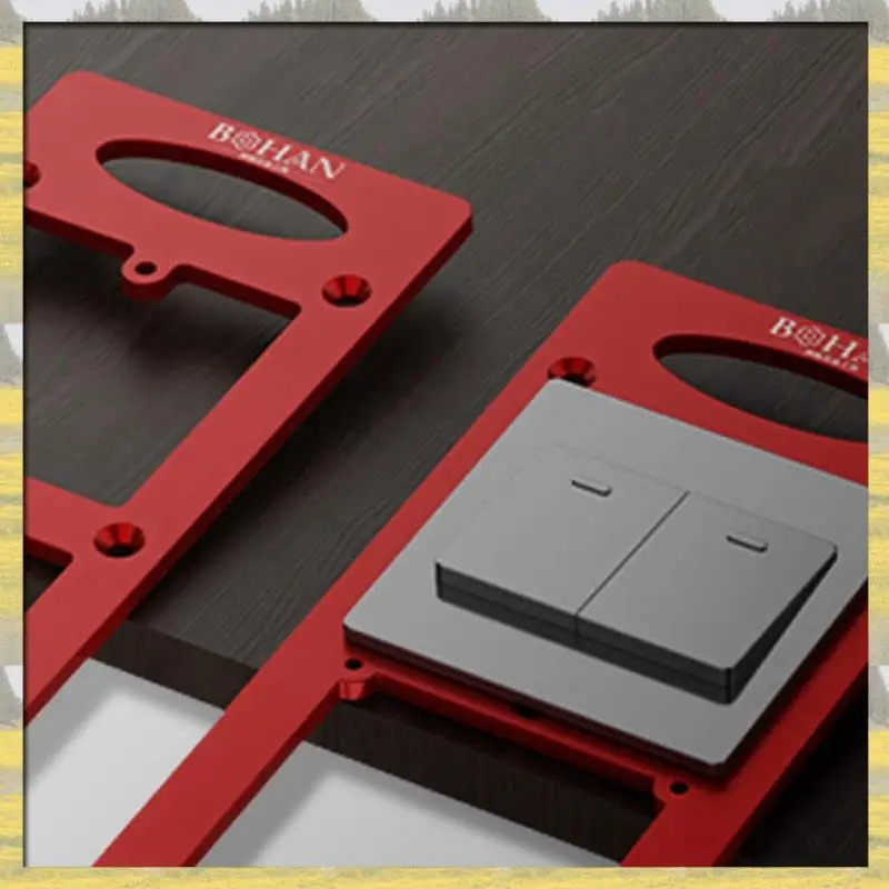 

Hot Sale Switch Socket Bottom 86 Box Slotted Scribing Template Tool Opening Hole Decoration Tool Template Electrical Outlet