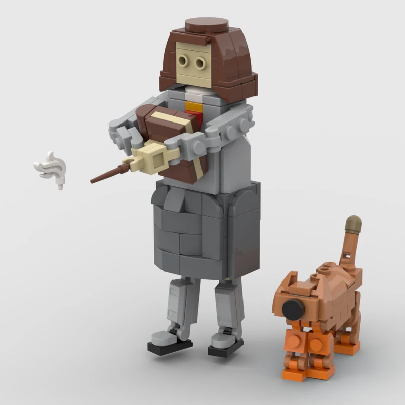 169 pezzi MOC Hermioness Granger & Crookshanks figurine Potter Building Blocks Regalo di Natale Display Ready Collector Edition