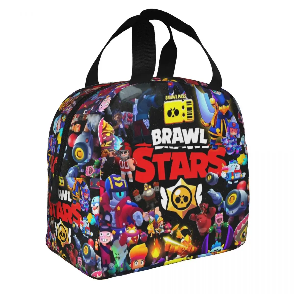 Brawled Game Insulated Lunch Bags Thermal Bag Meal Container Portable Tote Lunch Box Food Handbags School Outdoor