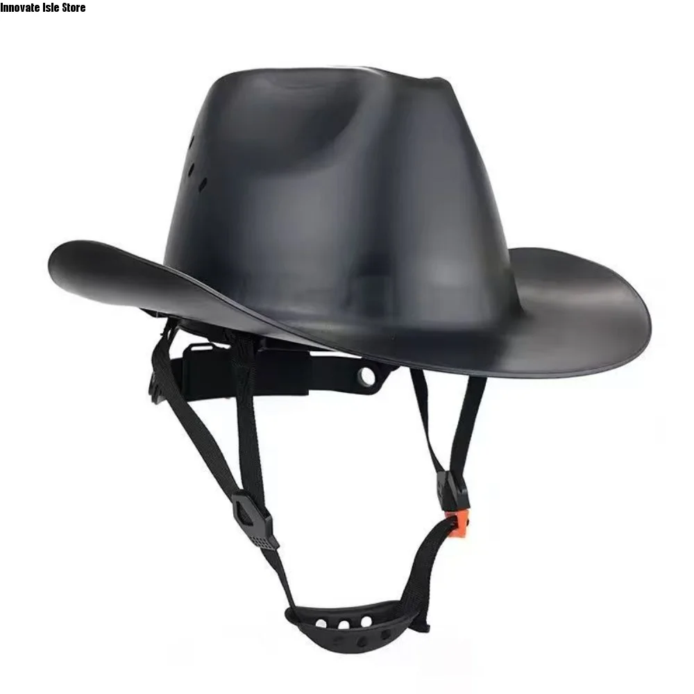 Cowboy Style Western Cowboy Hard Hat Head Protection All-day Comfort Hard Hat Sun & Rain Shelter Comfortable Full Brim Hard Hat