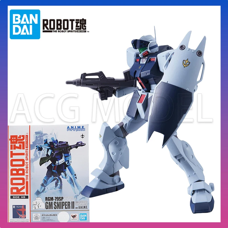 

BANDAI ROBOT SPIRITS RGM-79SP GM Sniper 2, фигурка GM Gundam, аниме, сборка, пластиковая модель, комплект игрушек