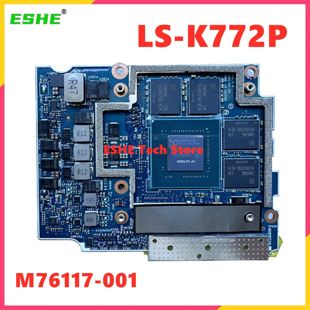 

M76117-001 For HP ZBook Fury 15/17 G8 Nvidia RTX T1200 tarjeta de vídeo LS-K772P tarjeta de vídeo QN20-P1-A1 100% Test ok