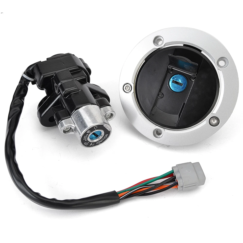 Fuel Gas Cap Ignition Switch Seat Lock with Key Kit For Suzuki GSF650 GSF1200S GSF1250S  Bandit GSX650F Katana DL650  DL1000