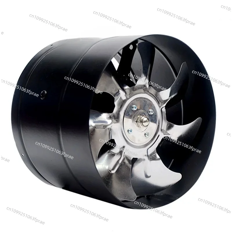 Powerful Kitchen Smoke Exhaust Fan, Cylindrical Duct Ventilation Extractor Fan Household Mini Air Circulation Fan