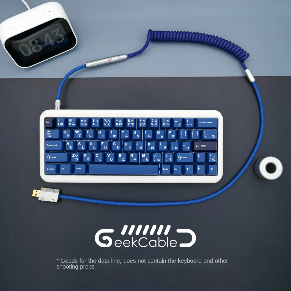 GeekCable Customized computer mechanical keyboard data cable GMK theme SP limited edition keycap cable front usb cable