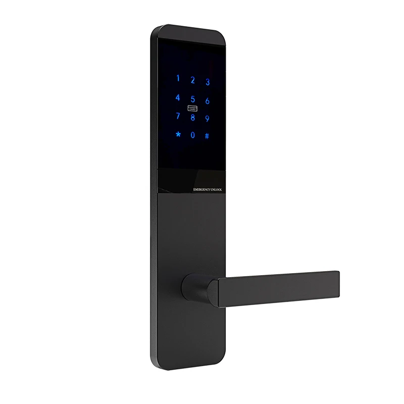 

002 Tuya App Smart Digital Lock for Aluminum Door WiFi Network Smartphone Door Locks with Memory Card Data Storage Options