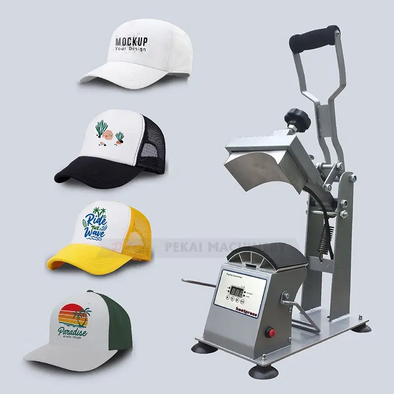 

New Small Curved Cap Baking Printer Heat Transfer Pressing and Sublimation Printing Hat Heat Press Machine