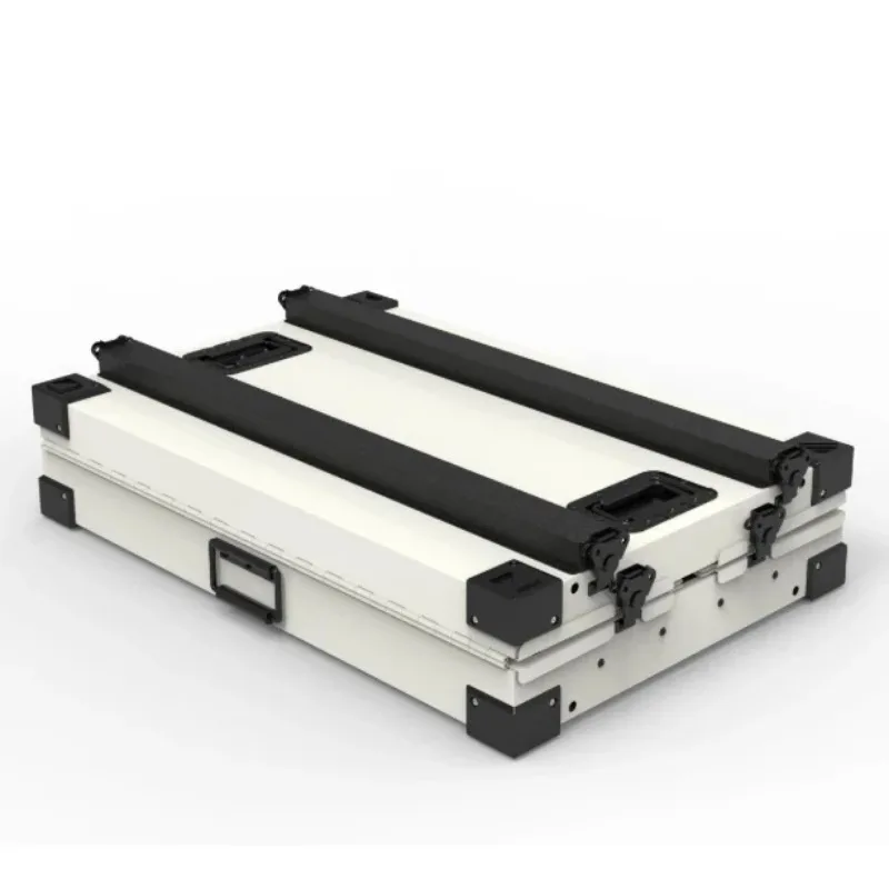 Portable Dog Cage Out Box Folding Aluminum Alloy Medium and Large Dog Cage Pet Car Cage Camping Check Box