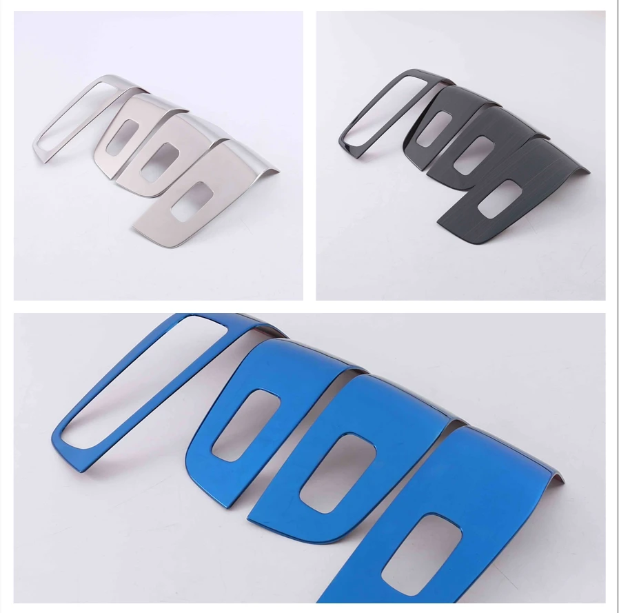 For MG HS 2018-2020 2022 LHD Window Switch Control Cover Trim Interior Accessories Car Door Glass Regulator Switch Frame