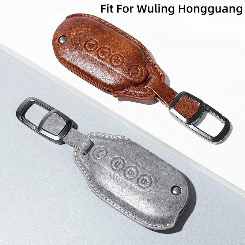 

Fit For Wuling Hongguang Mini EV GB Macaron Gameboy Car Key Card Holder Smart Card Case Suede Protective Shell