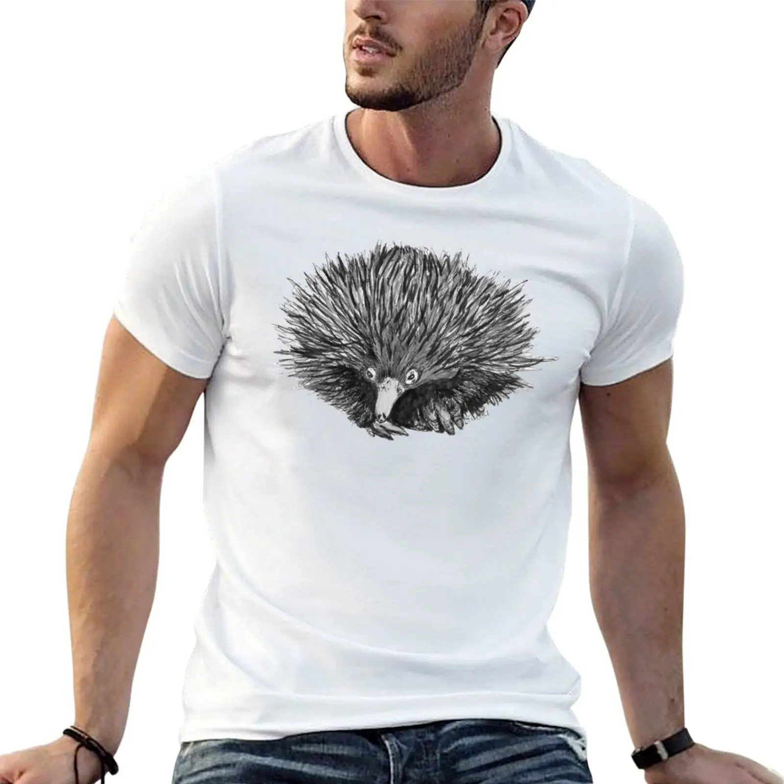 

Spike the Echidna T-Shirt funny t shirts man t shirts for man cotton funny T-Shirt