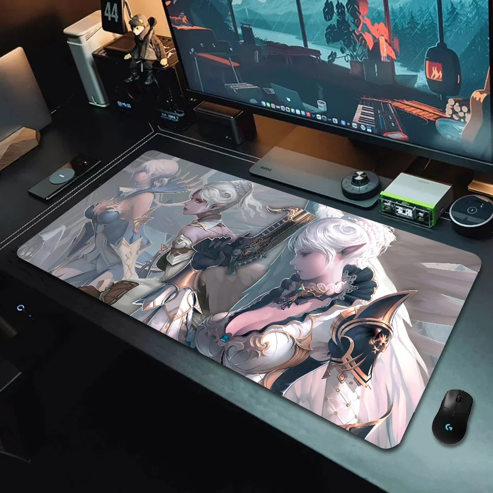 HD L Lineage 2 Mousepad Mouse Mat With Pad gaming accessories Prime Gaming XXL Keyboard Pad Stitch Padding Mat