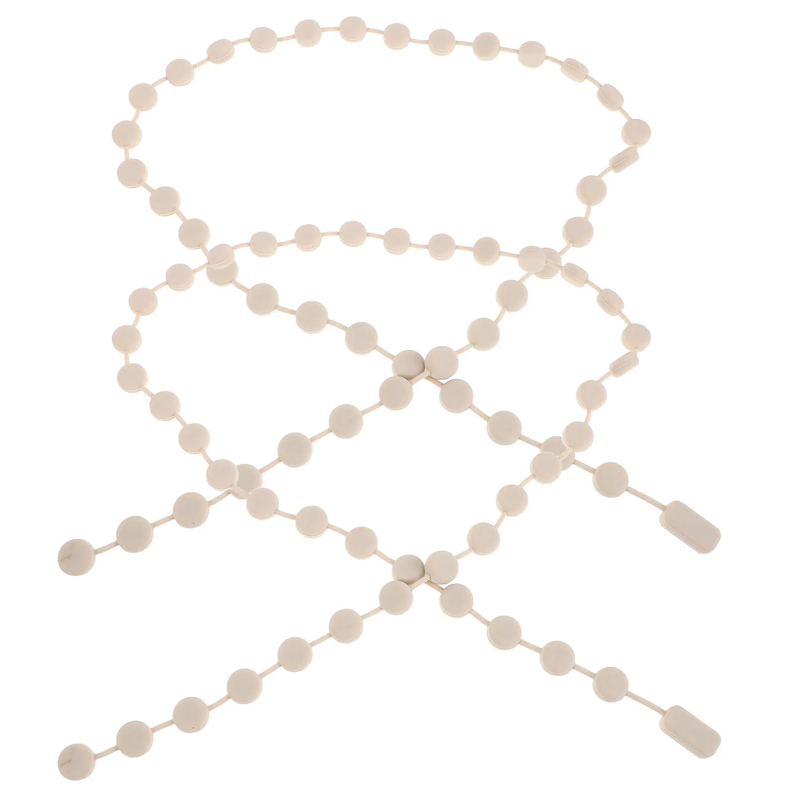 

2pcs Silicone Pie Weights Beige Chain Style Reusable Crust Supports High Heat Resistant Food Grade Safe For Blind Baking Pies