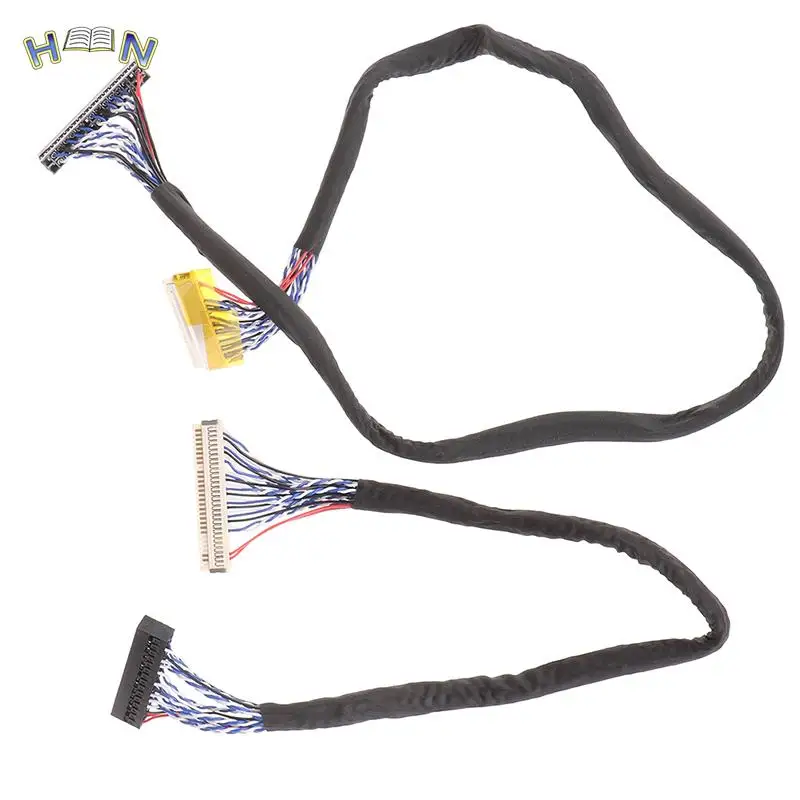 LVDS Cable FIX-30P-S6 30pin Double 2 Ch 6-bit Dual 6bit LCD Panel Screen Cable Line