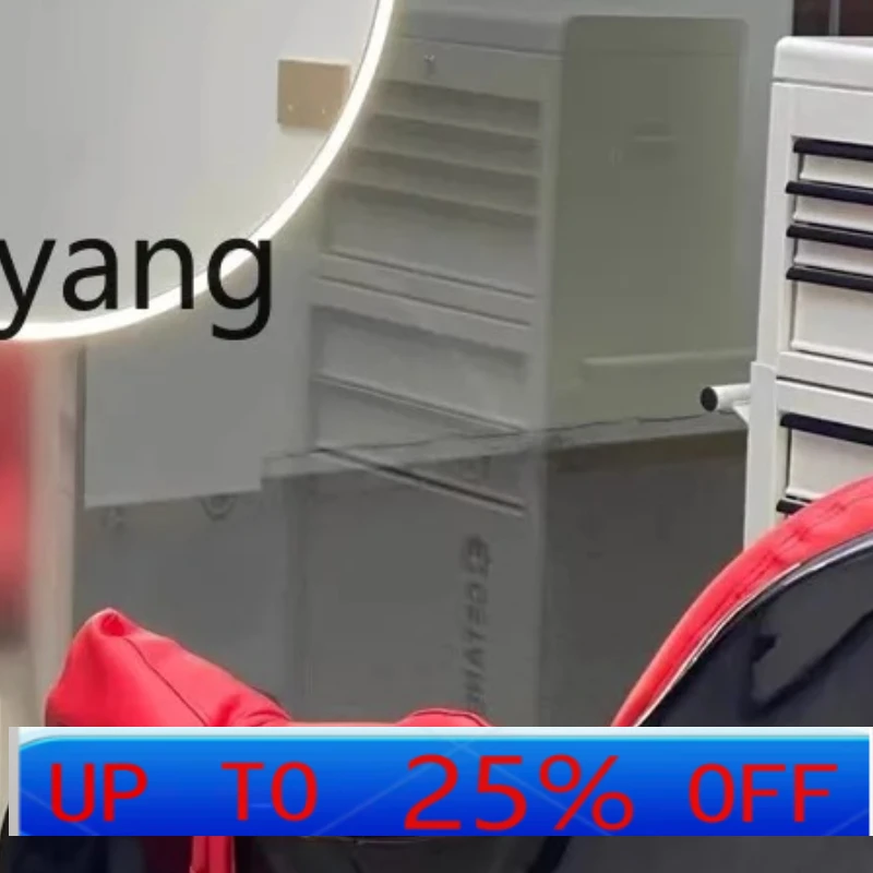 

LMM Hot Dye Salon Dressing Table for Hair Salon Oil Head Barber Shop Mirror Double-Sided Hair Cutting Mirror