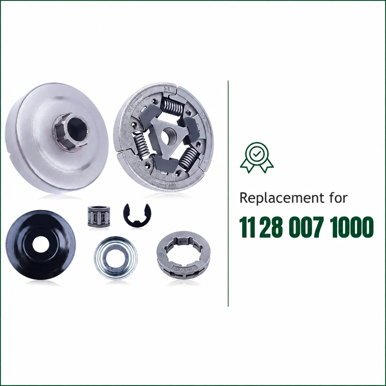 Clutch Kit For Stihl MS361 MS460 MS660 MS180, Replacement Assembly w/ Pinion Gear, Husqvarna 365 Saw Parts, OEM 1128 007 1000