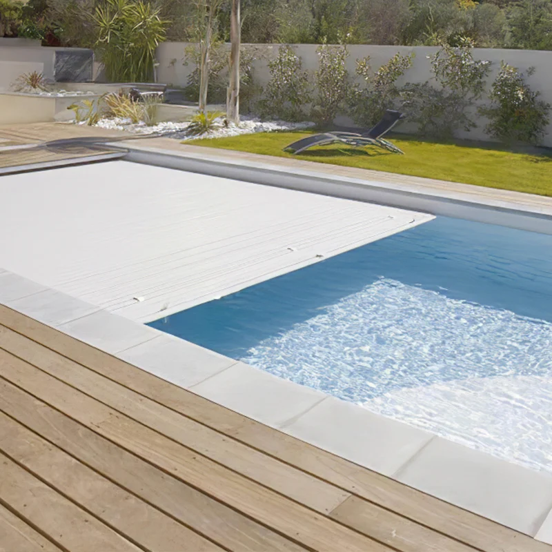 Any Size Custom PC Pool Cover Automatic Manual Electric Safety Swimming Pool Cover Factory Direct Waterproof Dustproof For Villa