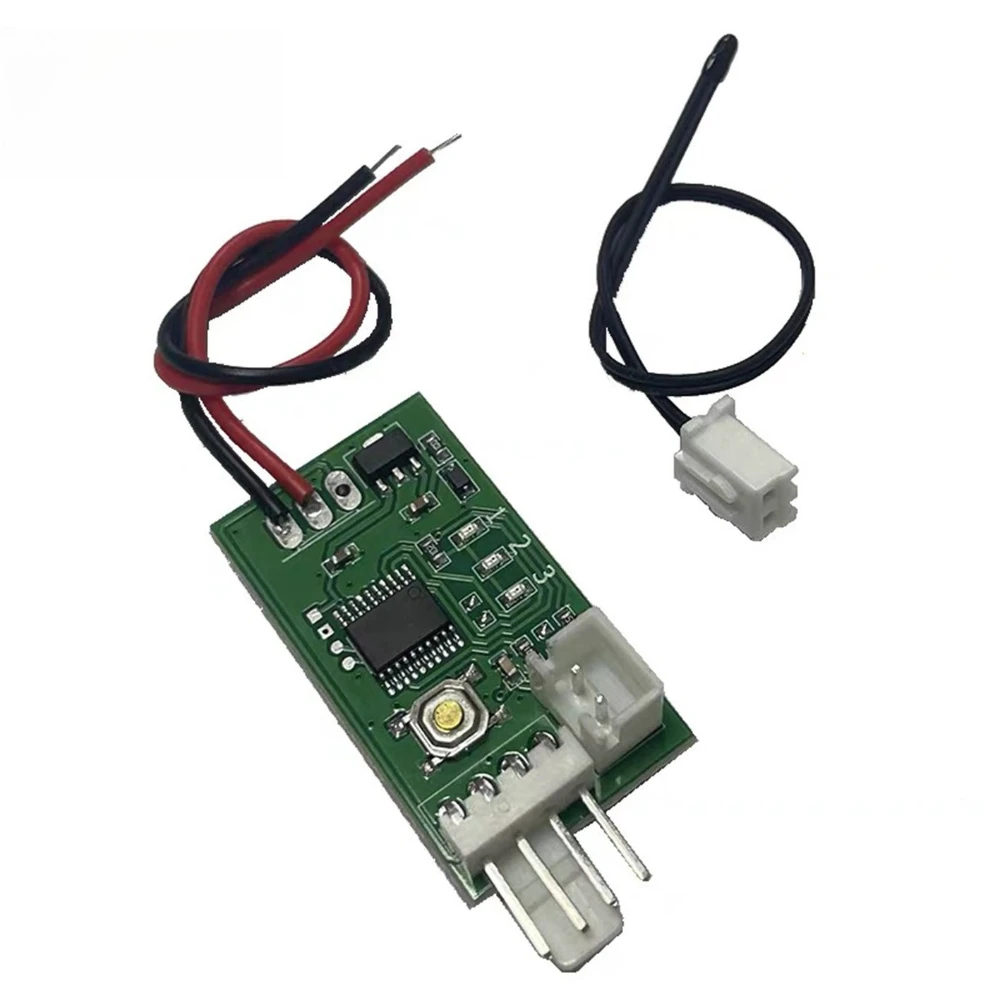 2pcs 1 Channel PWM Fan Speed Controller DC 12V 4 Wire Temperature Control for Computer Case Rack Cabinet Noise Reduction