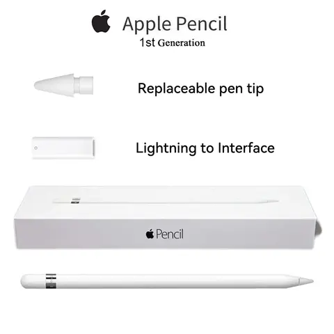 För 1:a 2:a USB-C Apple Pencil iOS Surfplatta Touchpenna med Power Display Stylus Pen för iPad 10 Pro 11 Pro 12.9 Air 3 4 5 Mini 5 6 10 best sales Apple iPad Penna - №7