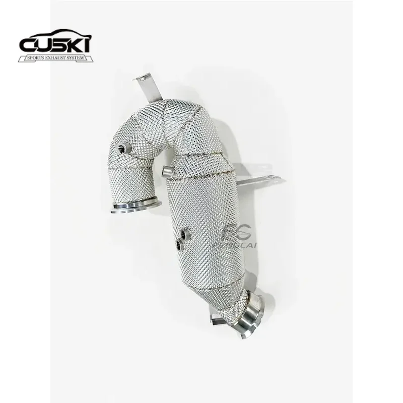 

High performance insulated exhaust downspout suitable for Mercedes Benz W214 C260 2.0T automotive exhaust accessories