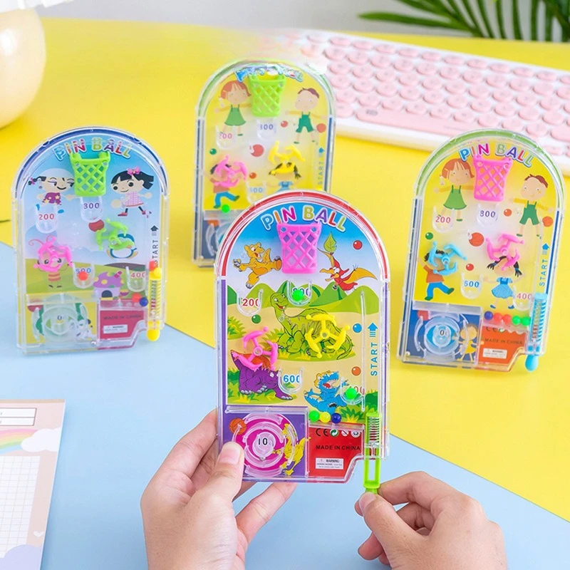 آلة ألعاب الكرة والدبابيس الصغيرة المحمولة هدايا الأطفال الكرتونية ألعاب تعليمية كرة السلة متاهة الخرز طرد التفاعل من الكراث