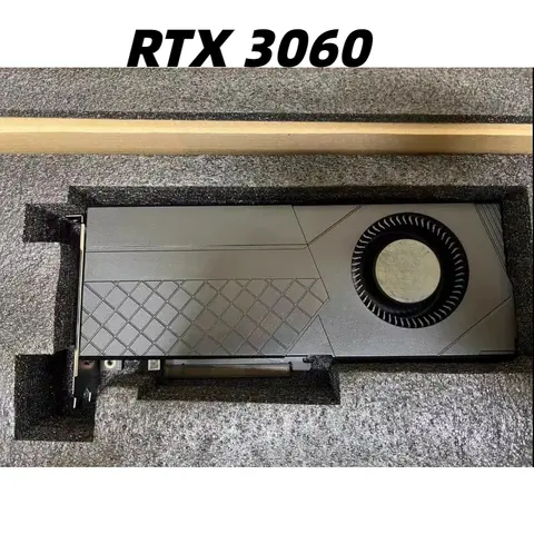 RTX 3060 12GB GDDR6 GPU Founders Edition Turbo Cooling Tarjeta gráfica de alto rendimiento
