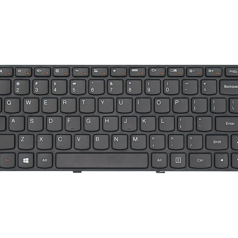 Teclado do portátil para lenovo ideapad g400 g405 g410 25212032 mp-12p73us-686, cor preta