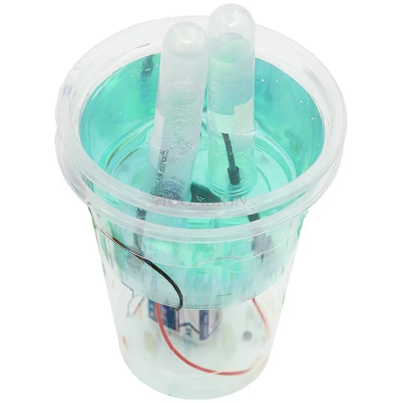 

1 комплект DIY студенческий физический и химический научный эксперимент для изготовления водородно-кислородной электролитизированной воды с небольшими изобретениями