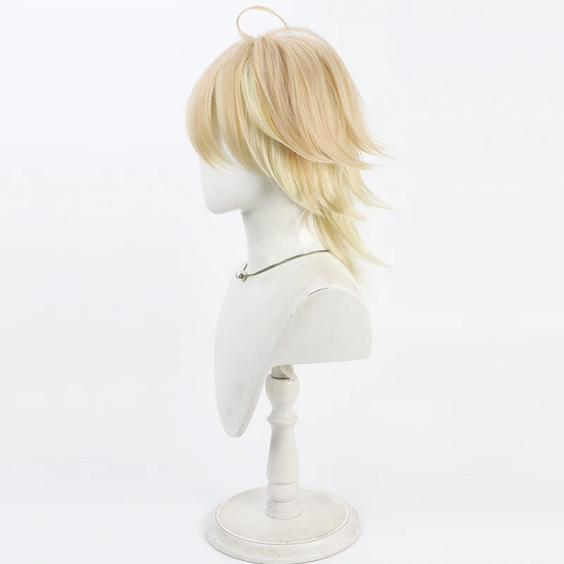 Gioco Touken Ranbu Musou Nansen Ichimonji Cos Parrucca Cosplay Halloween Party Prop Capelli sintetici Fibra resistente al calore + Protezione parrucca