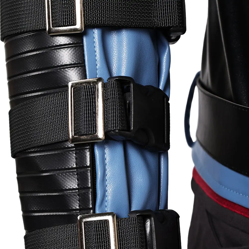 Bucky Barnes Cosplay Blue Jacket Costume Suit Movie Bolts of Thunder Roleplay Outfits Men Disguise Halloween Carnival Party