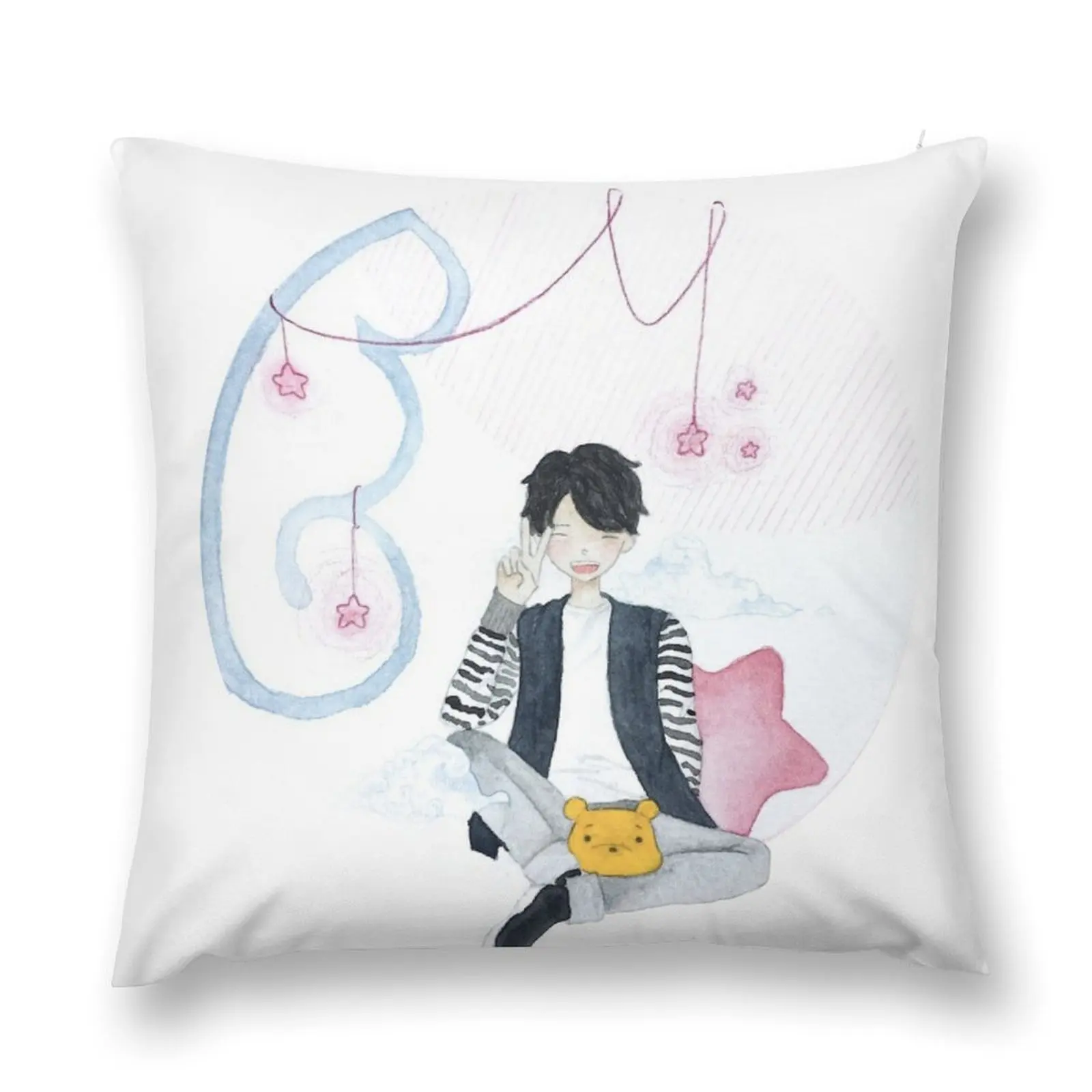 Yuzuru Hanyu fanart Throw Pillow Luxury Pillow Case Pillowcase Sitting Cushion Sofa Cushions Cover pillow