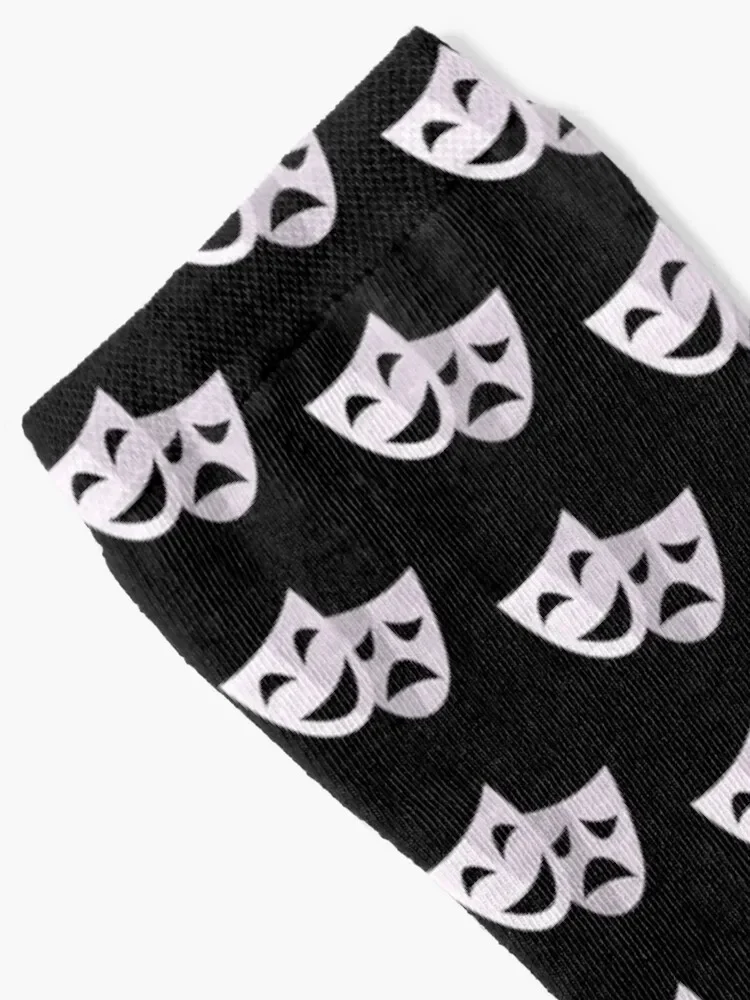 Classic Theater Masks - Light Socks winter thermal compression Socks Ladies Men's