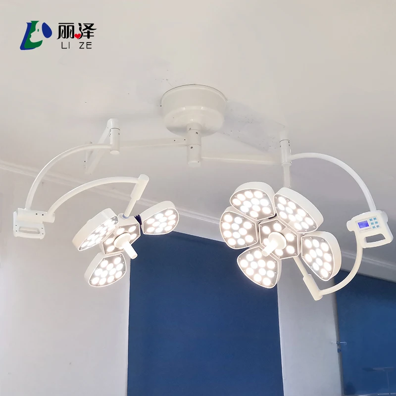 Electric Wall-Mounted LED Operating Light Metal Shadowless Examination Lamp for Veterinary Surgical Instruments Surgical LED