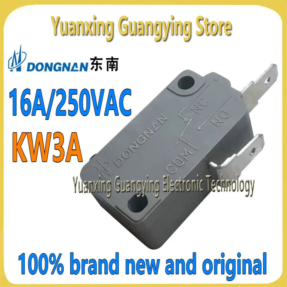 (2 Pieces) KW3A Travel Limit Switches Foot Switches Chipless Silver Contact Microswitches 100% Brand New & Original