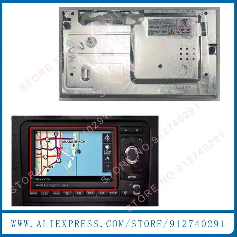 

Оригинальный 6,5-дюймовый ЖК-дисплей LTA065B091D NEP70-AB090 LTA065B090D для RNS-E Mercedes PCM2, автомобильный GPS-навигатор, ЖК-панель дисплея