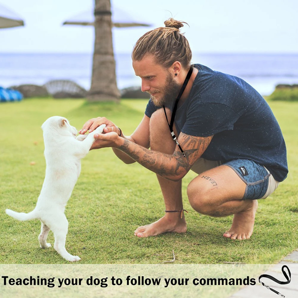 

3pcs Dog Whistle Training Tool Ultrasonic Sound Hands Free With Lanyard Portable Pet Whistle For All Dogs Bark Control German